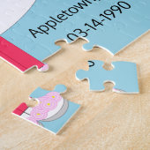 Jubileum voor hartslagen legpuzzel (Zijkant)