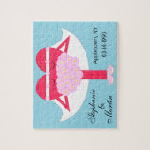 Jubileum voor hartslagen legpuzzel (Verticaal)