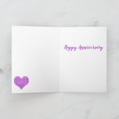 Jubileum voor hartWaterverf Kaart (Binnen)