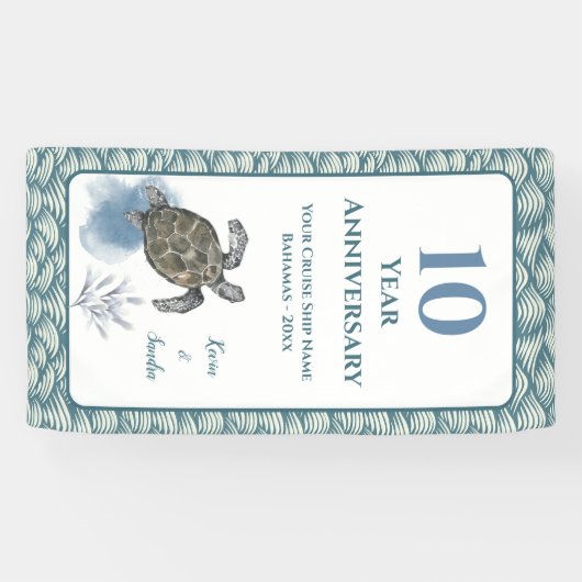 Jubileum voor het achterste deurtje voor peigkruis spandoek (Horizontaal)