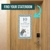 Jubileum voor het achterste deurtje voor peigkruis spandoek