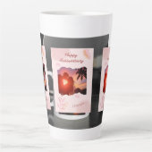 Jubileum voor jullie beiden latte mok (Voorkant)