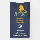 Jubileum voor kruisdeuren voor Alaska-familie Spandoek (Verticaal)