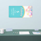 Jubileum voor kruising van de buitenrand van de de spandoek (Beurs)