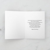 Jubileum voor landschapsgebonden gepersonaliseerde feestdagen kaart (Binnen)