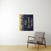 Jubileum voor marineweddenschap Foto Booth Backdro Wandkleed (In situ)