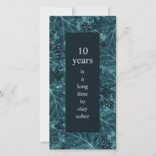 Jubileum voor obriety een lange tijd om de Sober C Kaart