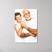 Jubileum voor paardenweddenschap Foto Canvas Afdruk (Voorkant)