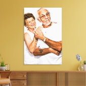 Jubileum voor paardenweddenschap Foto Canvas Afdruk (Insitu (Woonkamer))