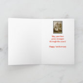 Jubileum voor persoonlijk Jubileum twijden Kaart (Binnen)