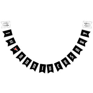 Jubileum voor persoonlijk weddenschap met fietsen vlaggetjes