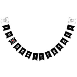 Jubileum voor persoonlijk weddenschap met fietsen vlaggetjes