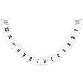 Jubileum voor persoonlijk weddenschap met fietsen vlaggetjes