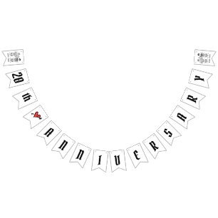 Jubileum voor persoonlijk weddenschap met fietsen vlaggetjes