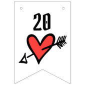 Jubileum voor persoonlijk weddenschap met fietsen vlaggetjes (Tweede vlag)