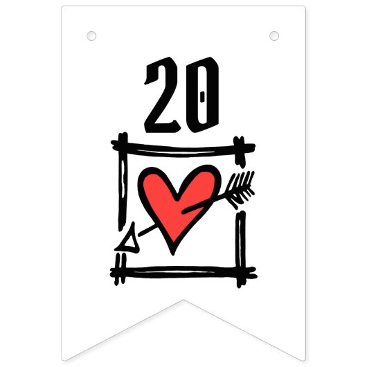 Jubileum voor persoonlijk weddenschap met fietsen vlaggetjes (Tweede vlag)