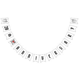 Jubileum voor persoonlijk weddenschap met fietsen vlaggetjes