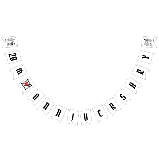 Jubileum voor persoonlijk weddenschap met fietsen vlaggetjes (Alle)