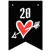 Jubileum voor persoonlijk weddenschap met fietsen vlaggetjes (Tweede vlag)