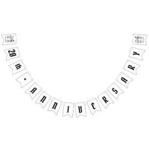 Jubileum voor persoonlijk weddenschap met fietsen vlaggetjes