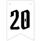 Jubileum voor persoonlijk weddenschap met fietsen vlaggetjes (Tweede vlag)