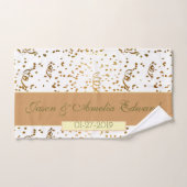 Jubileum voor persoonlijke paren bad handdoek (Handdoek)