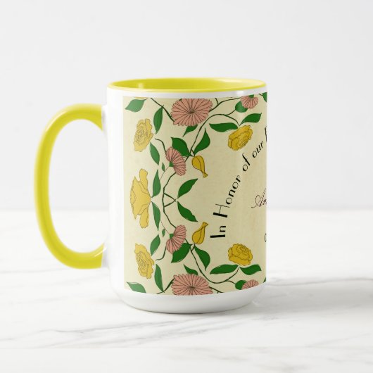 Jubileum voor persoonlijke paren mok (Links)