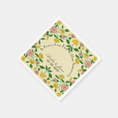 Jubileum voor persoonlijke paren servet (Hoek)