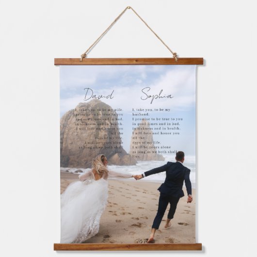 Jubileum voor persoonlijke weddenschappen hangend wandkleed (Voorkant)