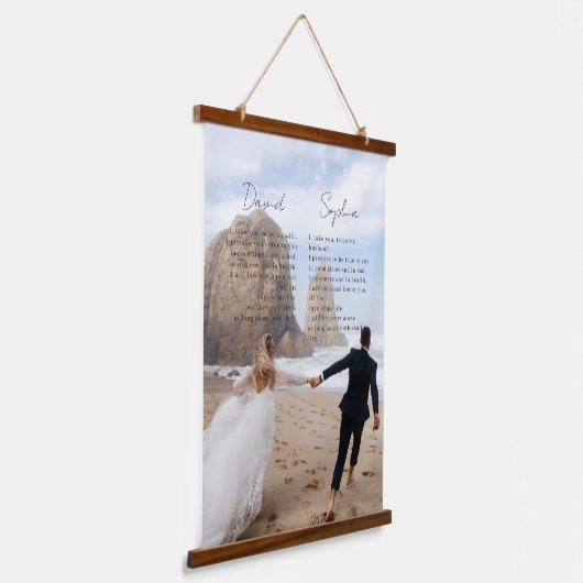 Jubileum voor persoonlijke weddenschappen hangend wandkleed (Gebogen)