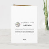 Jubileum voor religieuze katholieke priesterbezett kaart (Achterkant)