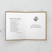 Jubileum voor religieuze katholieke priesterbezett kaart (Binnen)