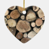 Jubileum voor vijfde bruiloft keramisch ornament (Achterkant)