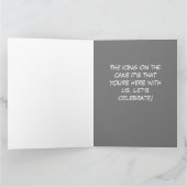 Jubileum voor waardering van werknemers kaart (Binnen)