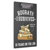 Jubileum voor waardering van werknemers klembord (Rechts)