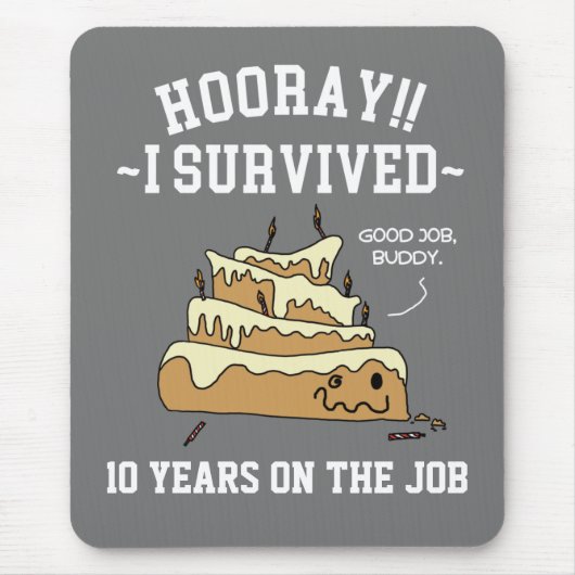 Jubileum voor waardering van werknemers muismat (Voorkant)