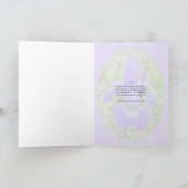 Jubileum voor weduwen van vrouwen - Siberië Iris Kaart (Binnen)