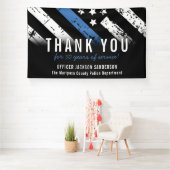Jubileum voor wetshandhaving van de politie spandoek (Insitu)