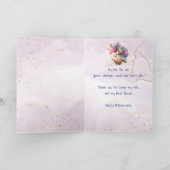 Jubileum vrouw en vriend grafische kunstklep kaart (Binnen)