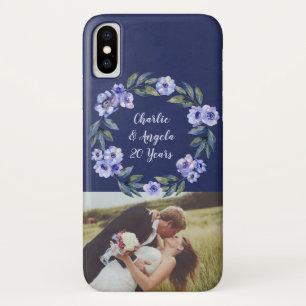 Jubileum Waterverf Bloemen Foto Case-Mate iPhone Case