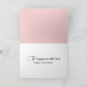 Jubileum Waterverf Flamingo's Kaart (Binnen)