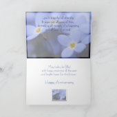 Jubileum - Wenskaart Bluettes Kaart (Binnen)