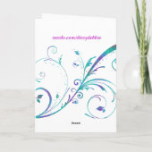 Jubileum Wenskaart Kaart (Achterkant)