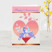 Jubileum Wenskaart Kaart (Gele Bloem)