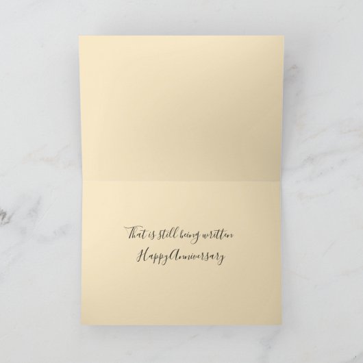 Jubileum wenst kaart (Binnen)