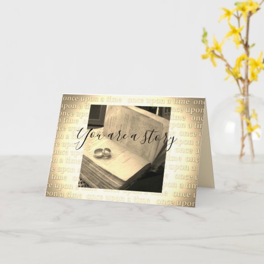 Jubileum wenst kaart (Gele Bloem)