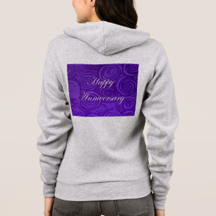Jubileum Wervelingen Paars Hoodie