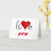 JUBILEUM WIL ***MIJN LIEFDE*** KAART (Gele Bloem)