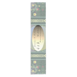 Jubileum Wildbloemen voor aangepast huwelijk Korte Tafelloper