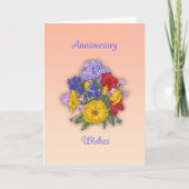 Jubileum Wishes Kaart (Voorkant)